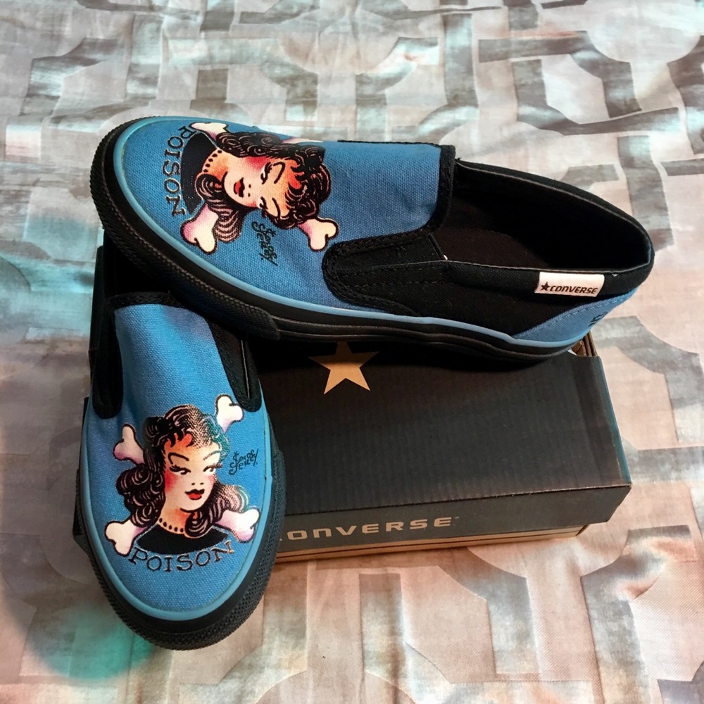 Genuine converse sailor Jerry skid grip slip